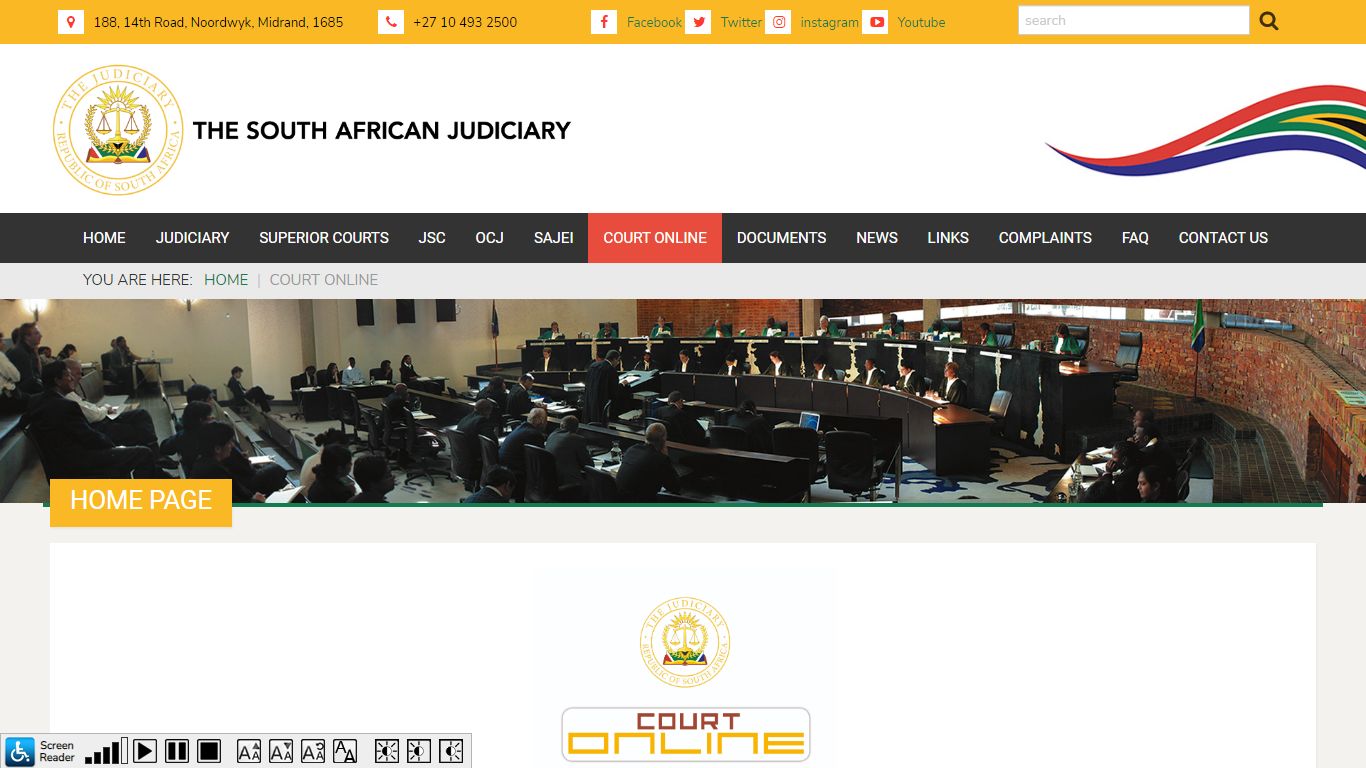 COURT ONLINE - Chief Justice of South Africa